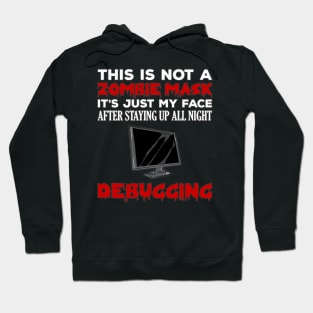 Zombie Software Developer Debugging Halloween Gift Hoodie